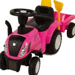 Babytrold - Gåbil - Traktor - Pink