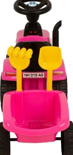 Babytrold - Gåbil - Traktor - Pink