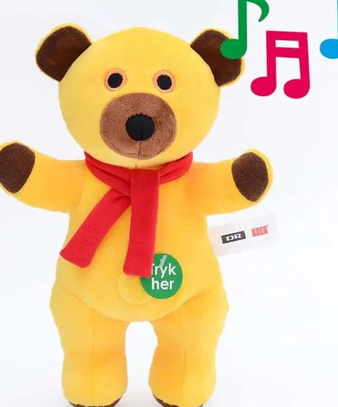 Bamse Og Kylling - Talende Bamse - 25 CM