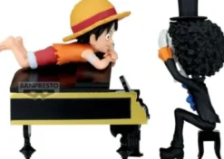 Banpresto - One Piece - Monkey D. Luffy & Brook - Collectable Figure Log Stories