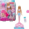 Barbie - Bubble Sparkle Mermaid - Havfrue Dukke Legesæt