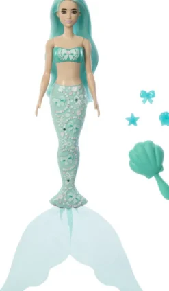 Barbie - Color Reveal - Havfrue Farveskift Dukke - Mattel Jfy73