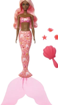Barbie - Color Reveal - Havfrue Farveskift Dukke - Mattel Jfy73