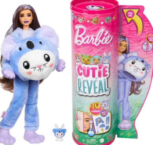 Barbie - Cutie Reveal Kostume - Bunny In Koala - Mattel Hrk26
