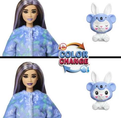 Barbie - Cutie Reveal Kostume - Bunny In Koala - Mattel Hrk26