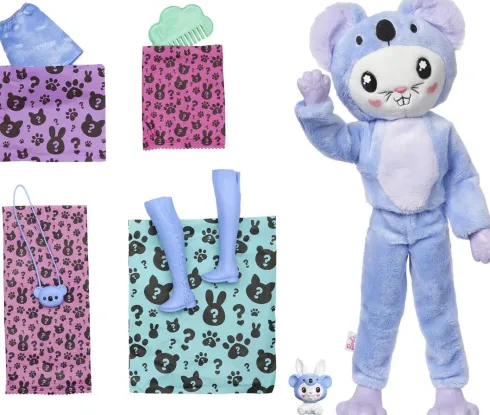 Barbie - Cutie Reveal Kostume - Bunny In Koala - Mattel Hrk26