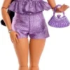 Barbie - Deluxe Dukke - Lilla Shorts Indian