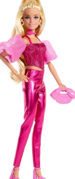 Barbie - Deluxe Dukke - Lyserød Korset Blond