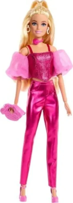 Barbie - Deluxe Dukke - Lyserød Korset Blond