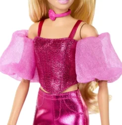 Barbie - Deluxe Dukke - Lyserød Korset Blond