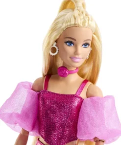 Barbie - Deluxe Dukke - Lyserød Korset Blond