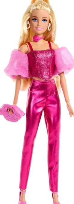 Barbie - Deluxe Dukke - Lyserød Korset Blond