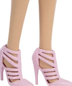 Barbie - Deluxe Lyserød Denimjakke Blond Dukke - Mattel Jjn69