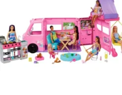 Barbie - Dream Camper Van Legesæt - Over 60 Tilbehørsdele