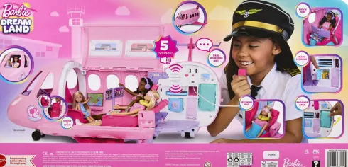 Barbie - Dream Plane 2026 - Dream Land - Fly - Mattel Jlw92