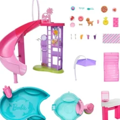 Barbie - Dream Pool Legesæt - Over 20 Dele