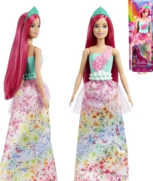 Barbie Dreamtopia Dukke - Prinsesse Med Rødt Hår
