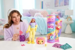 Barbie Dukke - Cutie Reveal - Cozy Cute Tees - Løve