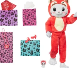 Barbie Dukke - Cutie Reveal - Kitty Red Panda - 10 Overraskelser