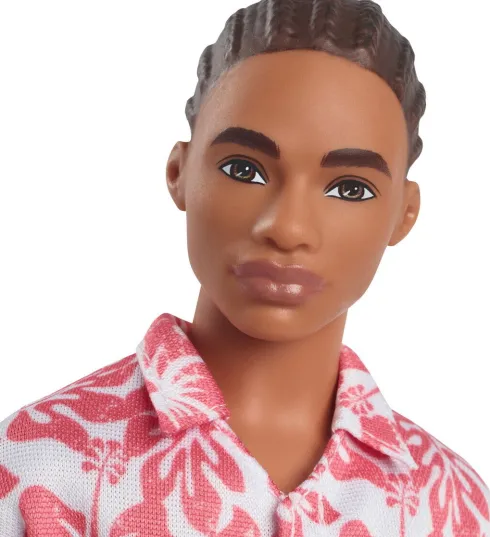 Barbie Dukke - Fashionista - Ken - Trendy Kedeldragt Med Print
