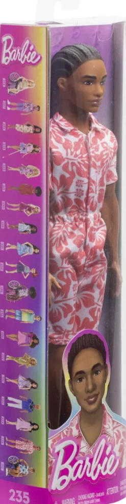 Barbie Dukke - Fashionista - Ken - Trendy Kedeldragt Med Print