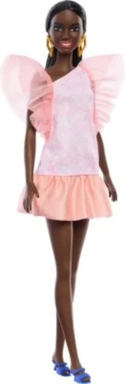 Barbie Dukke - Fashionista - Peach Puffy