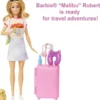 Barbie Dukke - Rejsesæt Med Hvalp - 10+ Dele