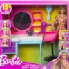 Barbie - Frisørsalon Med Totally Hair Dukke Og Tilbehør