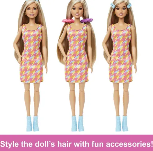Barbie - Frisørsalon Med Totally Hair Dukke Og Tilbehør