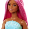 Barbie - Havfrue Dukke - Coral Og Lyserød