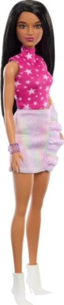 Barbie Hrh13 - Fashionistas 215 Dukke - Rock Pink Og Metallic