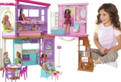 Barbie - Hus Med Møbler - Feriehus Legesæt