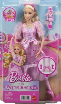 Barbie - In The Nutcracker - Clara Ballerina Dukke - Mattel Jlw51