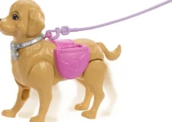 Barbie Jjb46 - Walk & Potty Pup Malibu Dukke - Family & Friends