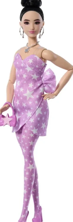 Barbie Jjn71 - Deluxe Style 11 Dukke - Pink Kjole Med Stjerner
