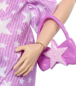 Barbie Jjn71 - Deluxe Style 11 Dukke - Pink Kjole Med Stjerner