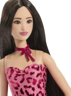 Barbie Jjn59 - Fashionistas Dukke - Lyserød Leopard Brunette