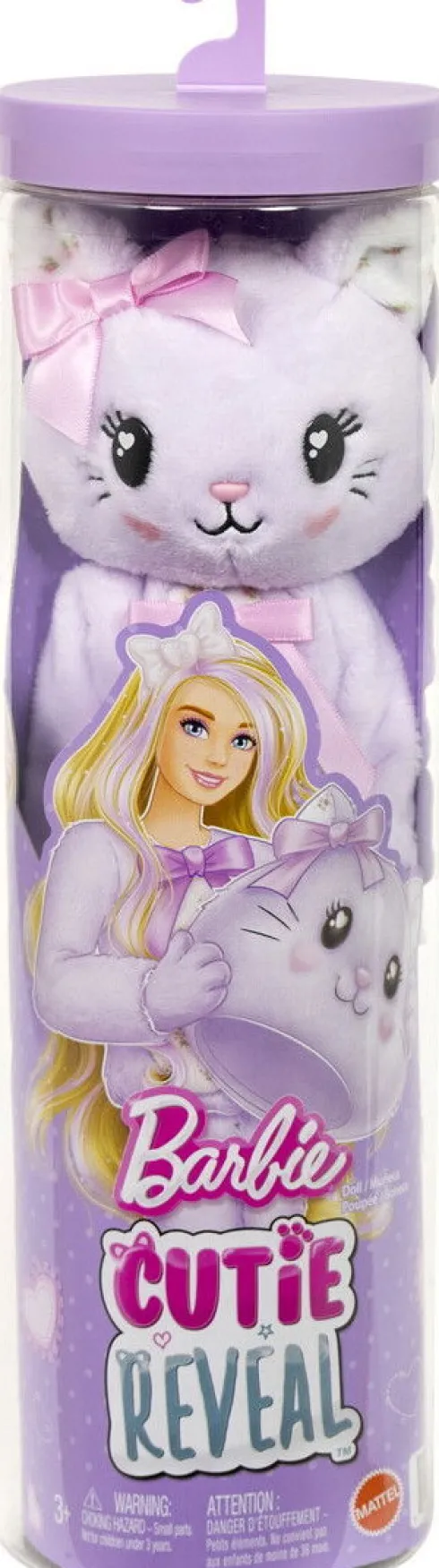 Barbie Jjp64 - Cutie Reveal Kitten Dukke - Sweet Bows - Mattel