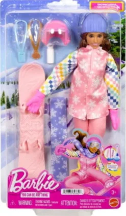 Barbie Jkf78 - Careers Deluxe Snowboarder Dukke - Mattel