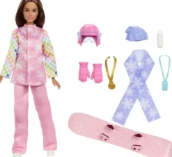 Barbie Jkf78 - Careers Deluxe Snowboarder Dukke - Mattel