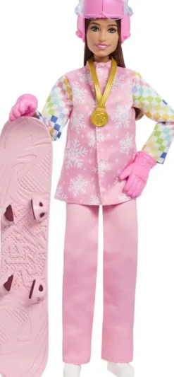 Barbie Jkf78 - Careers Deluxe Snowboarder Dukke - Mattel