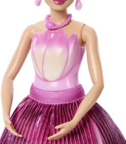 Barbie Jmf57 - Petal Pop - Flower Reveal Dukke - Lyserød Tulipan