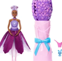 Barbie Jmf58 - Petal Pop - Flower Reveal Dukke - Lilla Marguerit