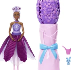 Barbie Jmf58 - Petal Pop - Flower Reveal Dukke - Lilla Marguerit