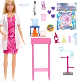 Barbie - Karriere Dukke - Deluxe Scientist Dukke Legesæt