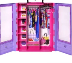 Barbie Klædeskab Med Bøjler - Fashionistas