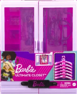 Barbie Klædeskab Med Bøjler - Fashionistas
