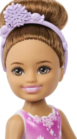 Barbie - Nutcracker Chelsea Dukke - Brunette Snefe - Mattel Jnb01