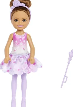 Barbie - Nutcracker Chelsea Dukke - Brunette Snefe - Mattel Jnb01