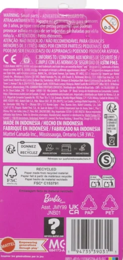 Barbie - Nutcracker Chelsea Dukke - Brunette Snefe - Mattel Jnb01